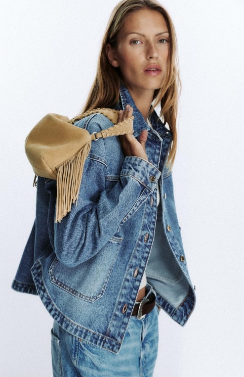 자라 스웨이드 가방