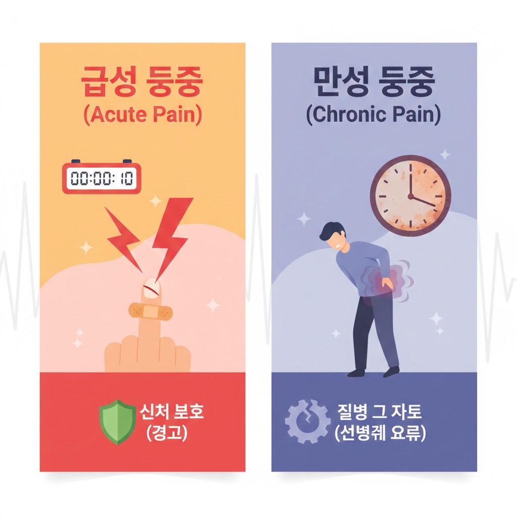 통증이 계속된다면 반드시 구분해야 할 것 만성 통증과 급성 통증의 차이 6가지 기준