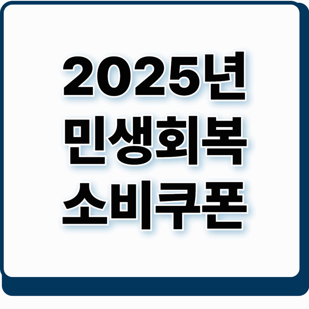 민생회복 소비쿠폰 브리핑