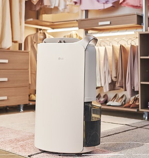 LG 훼신 오브제 컬렉션 제습기 디자인