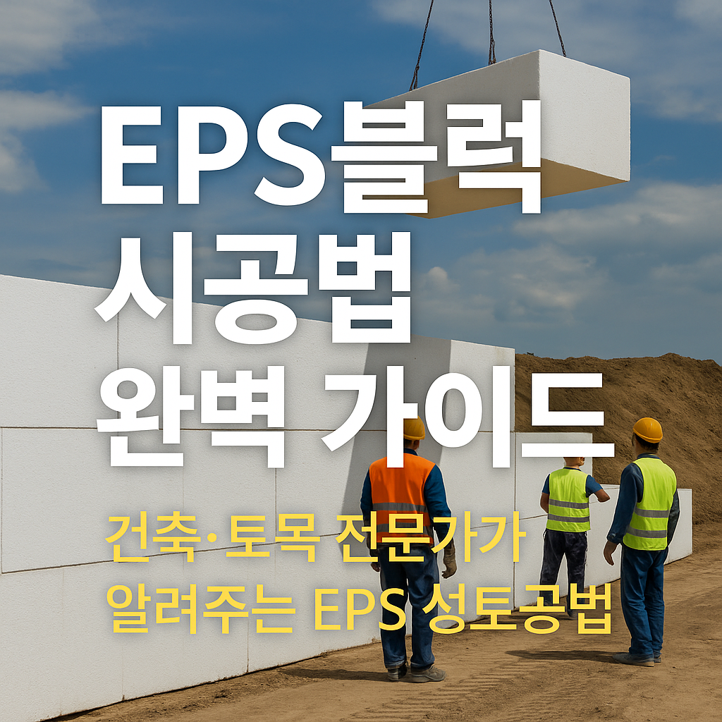 EPS 블럭 시공법