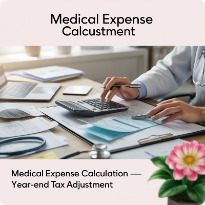 연말정산 의료비공제 계산법 이미지