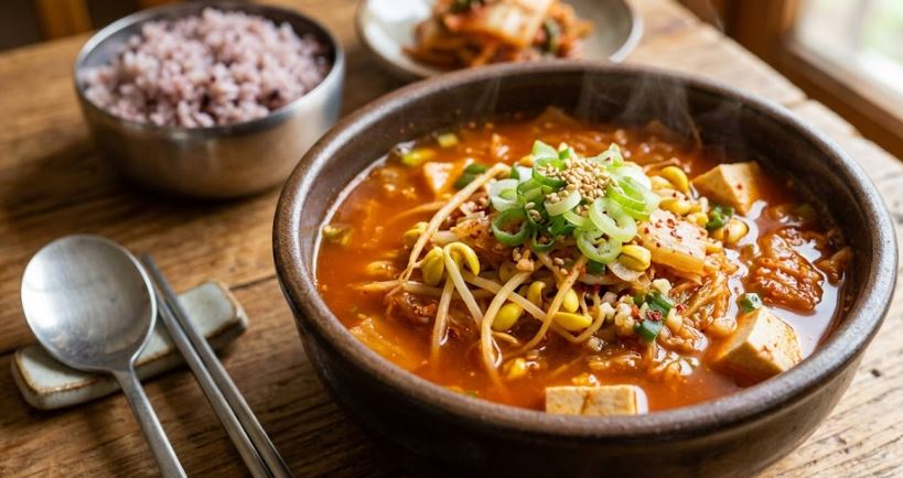 김치콩나물국