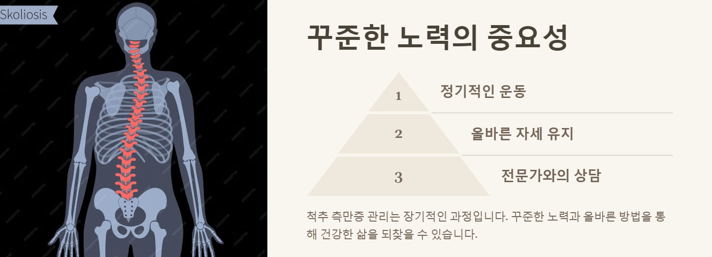 척추 측만증 교정운동