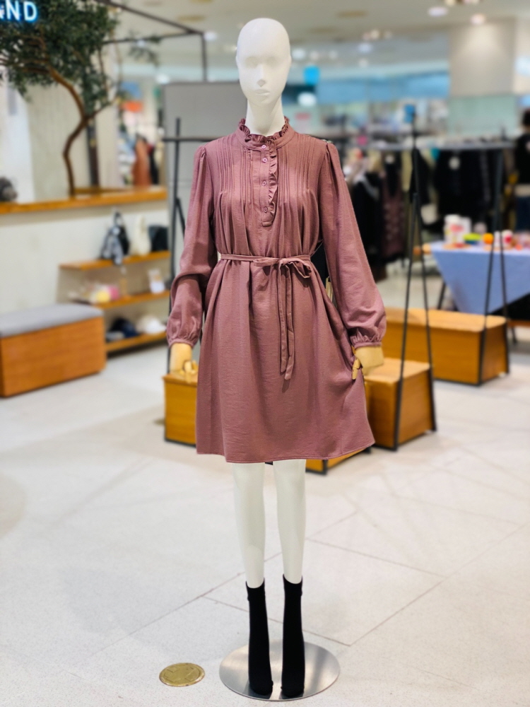 플라스틱아일랜드 핀턱 코듀로이 원피스 PN4WO063