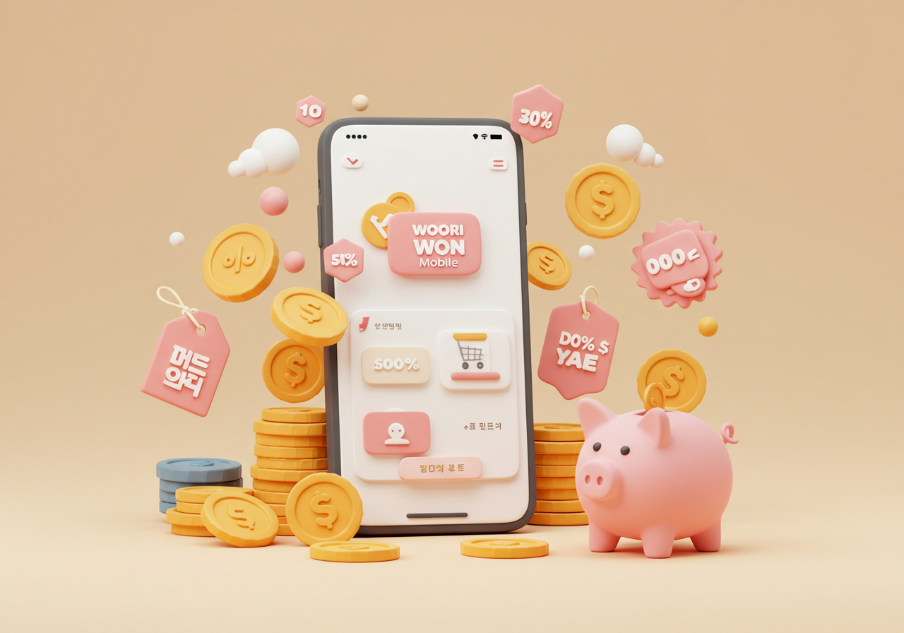 우리WON모바일 적금 꿀팁! 최고 7% 금리