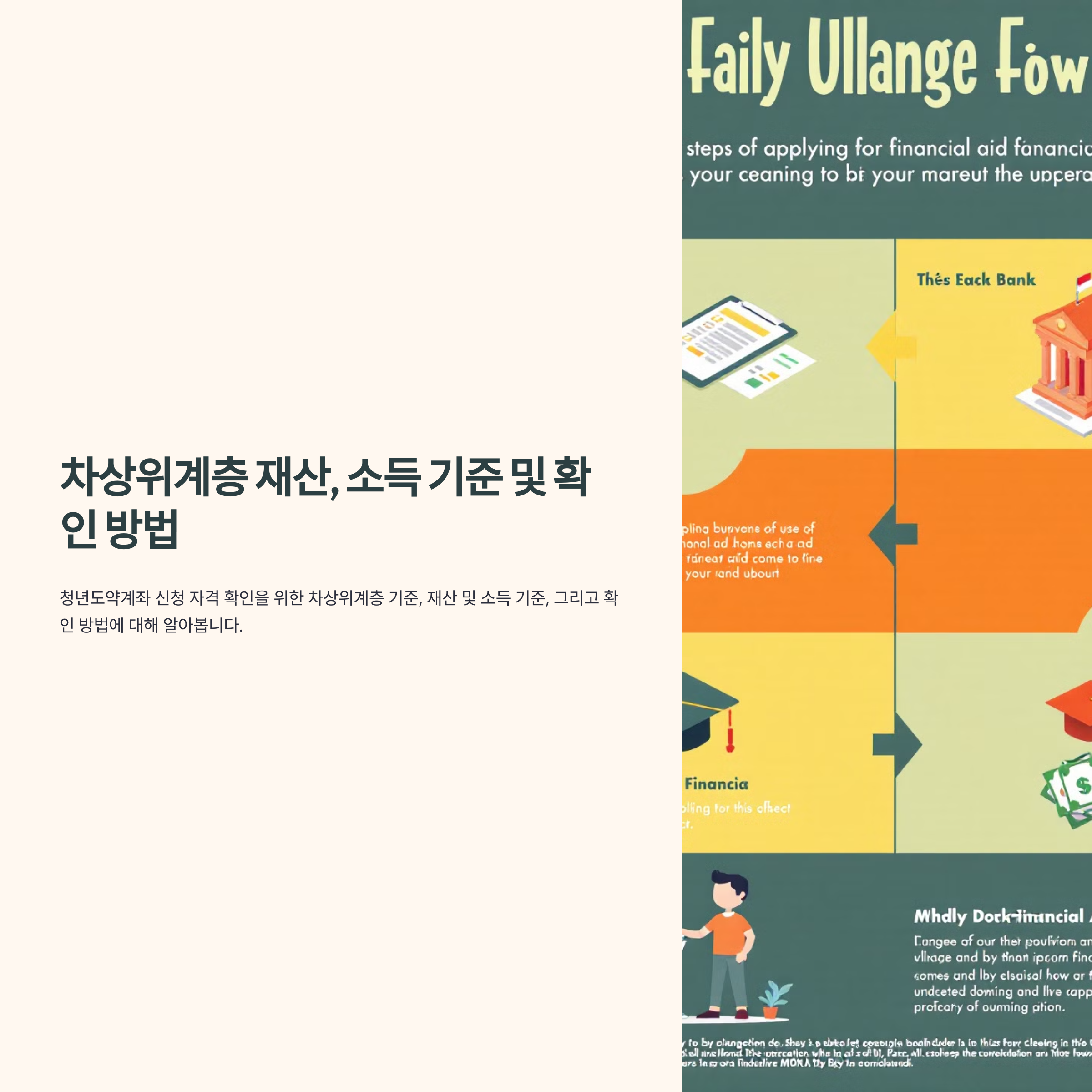 차상위계층 재산 기준, 소득 기준 및 확인 방법