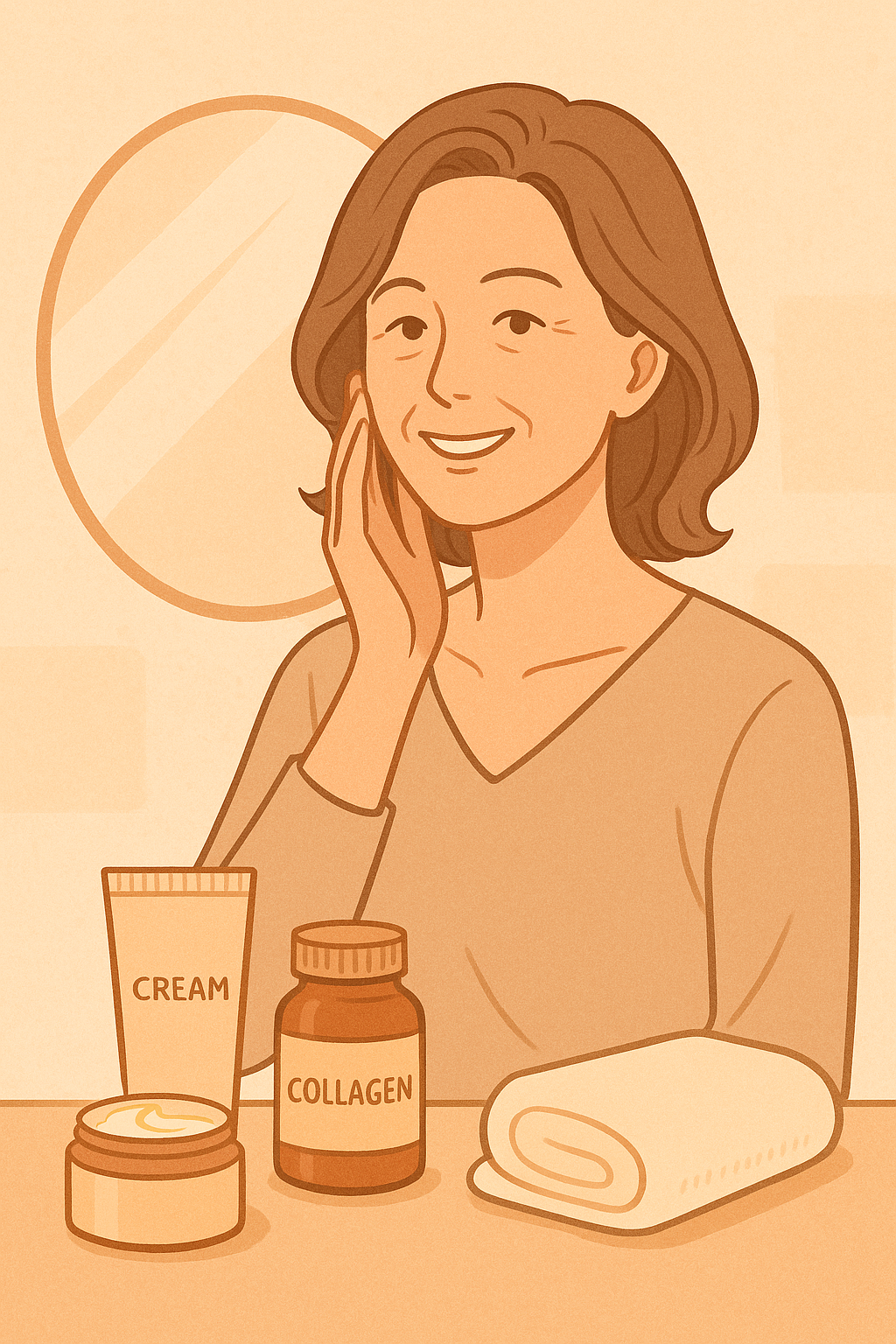 50대 피부 탄력 되찾는 법 : 주름 개선+리프팅+콜라겐까지 한 번에!