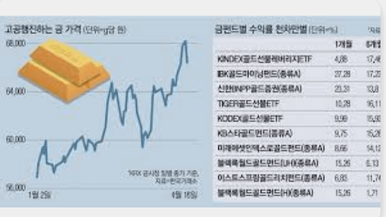 한국 금 ETF 종류 비교 분석