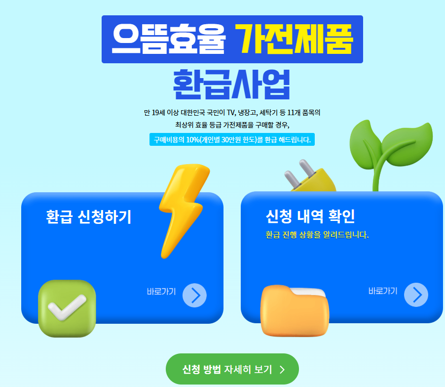 으뜸효율 환급사업