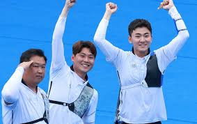 파리 올림픽 양궁 남자 단체전 3연패 달성 다시보기