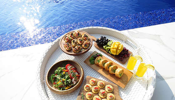 여수 슈가브리움 풀빌라 플로팅 조식