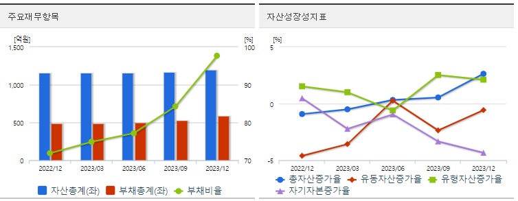 와이씨켐주식재무지표