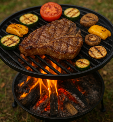 캠핑 요리 음식 관련 사진