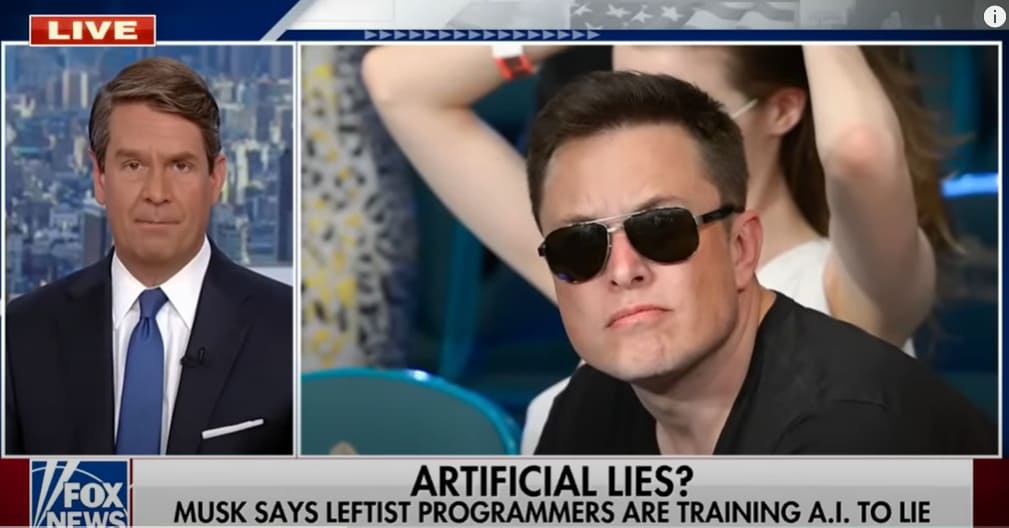 머스크의 일침...A.I를 훈련시켜 '거짓말' 하려는 사람들 They’re training the AI to ‘lie’: Elon Musk