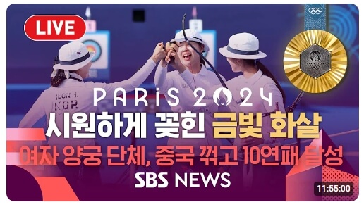 파리올림픽 한국대표팀 메달