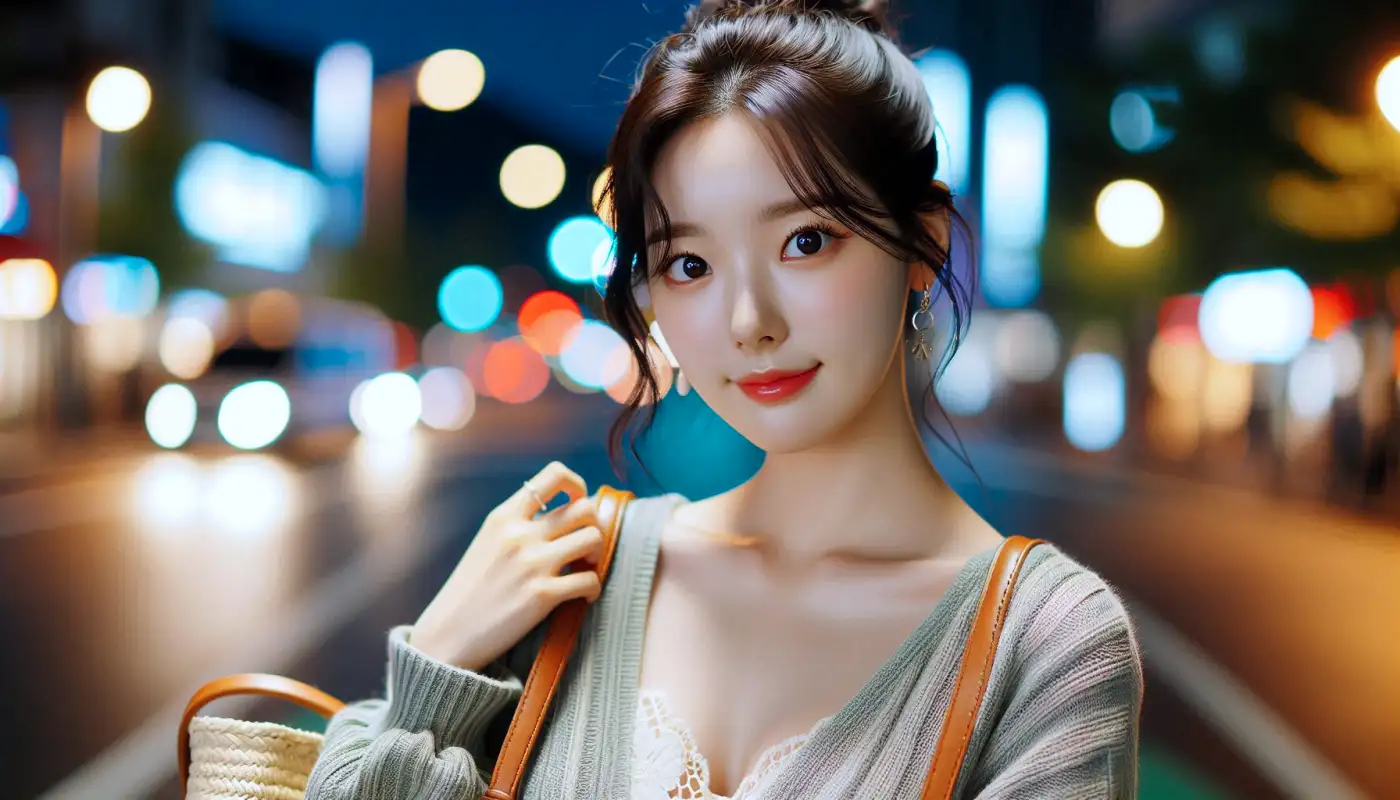 돈키호테-면세-쇼핑하며-여행하는-여성의-모습