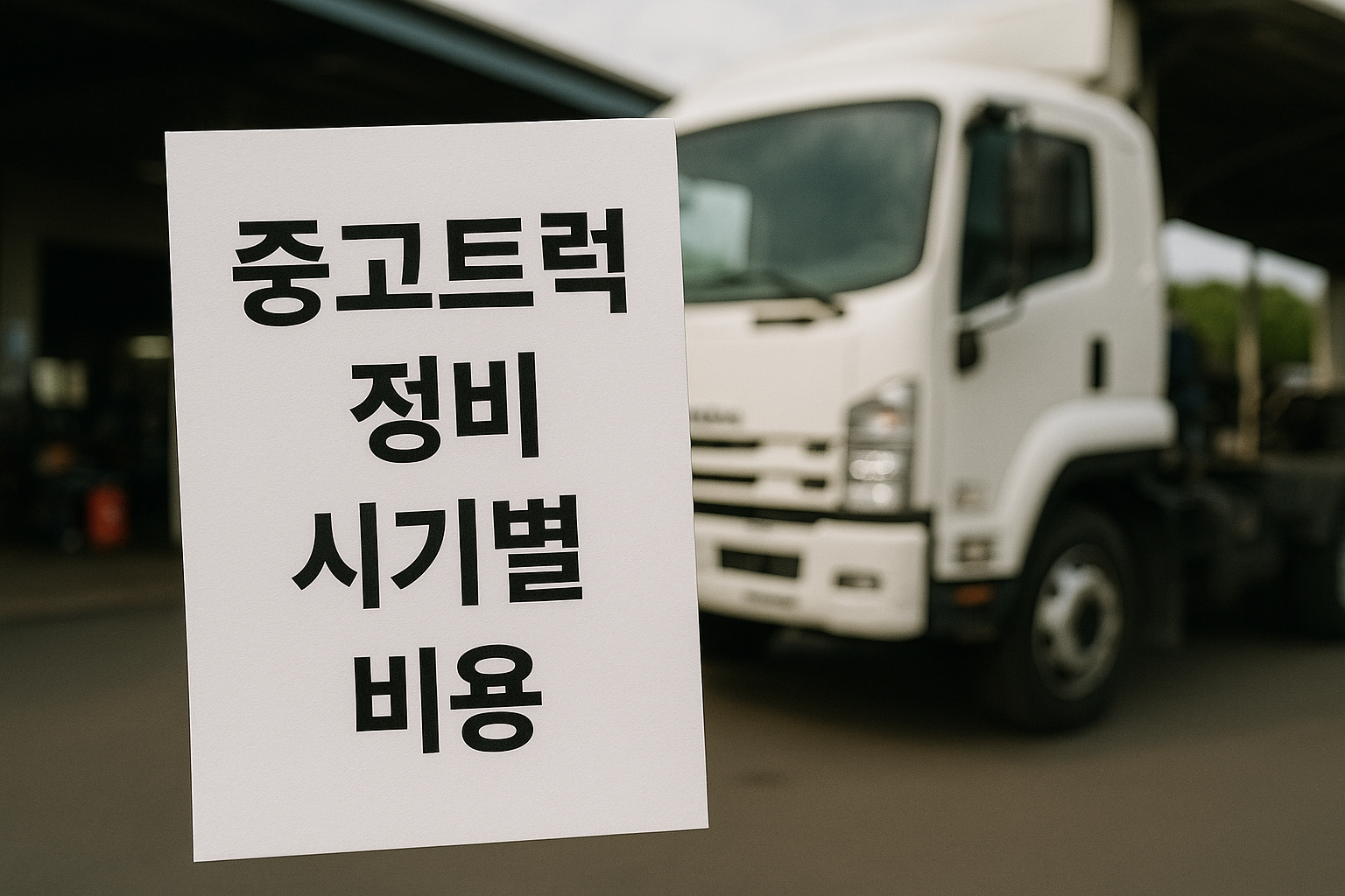 중고트럭 정비 시기별 비용 가이드 관련 정보