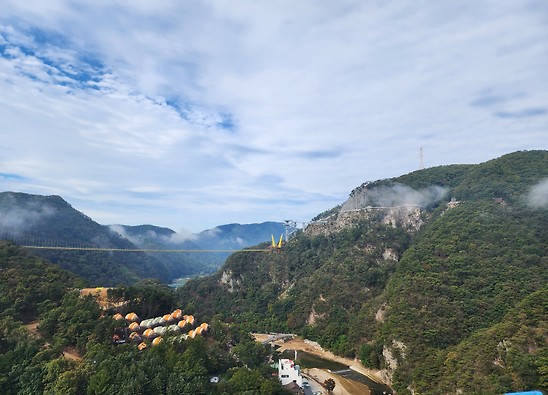 강원도 원주시 지정면 소금산 출렁다리