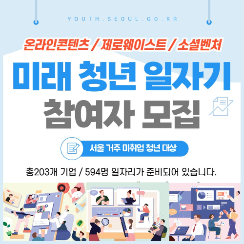 청년몽땅정보통 홈페이지