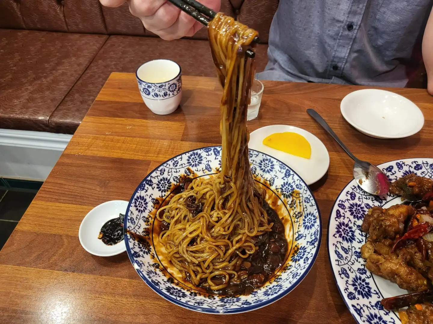 짜장면 근접샷