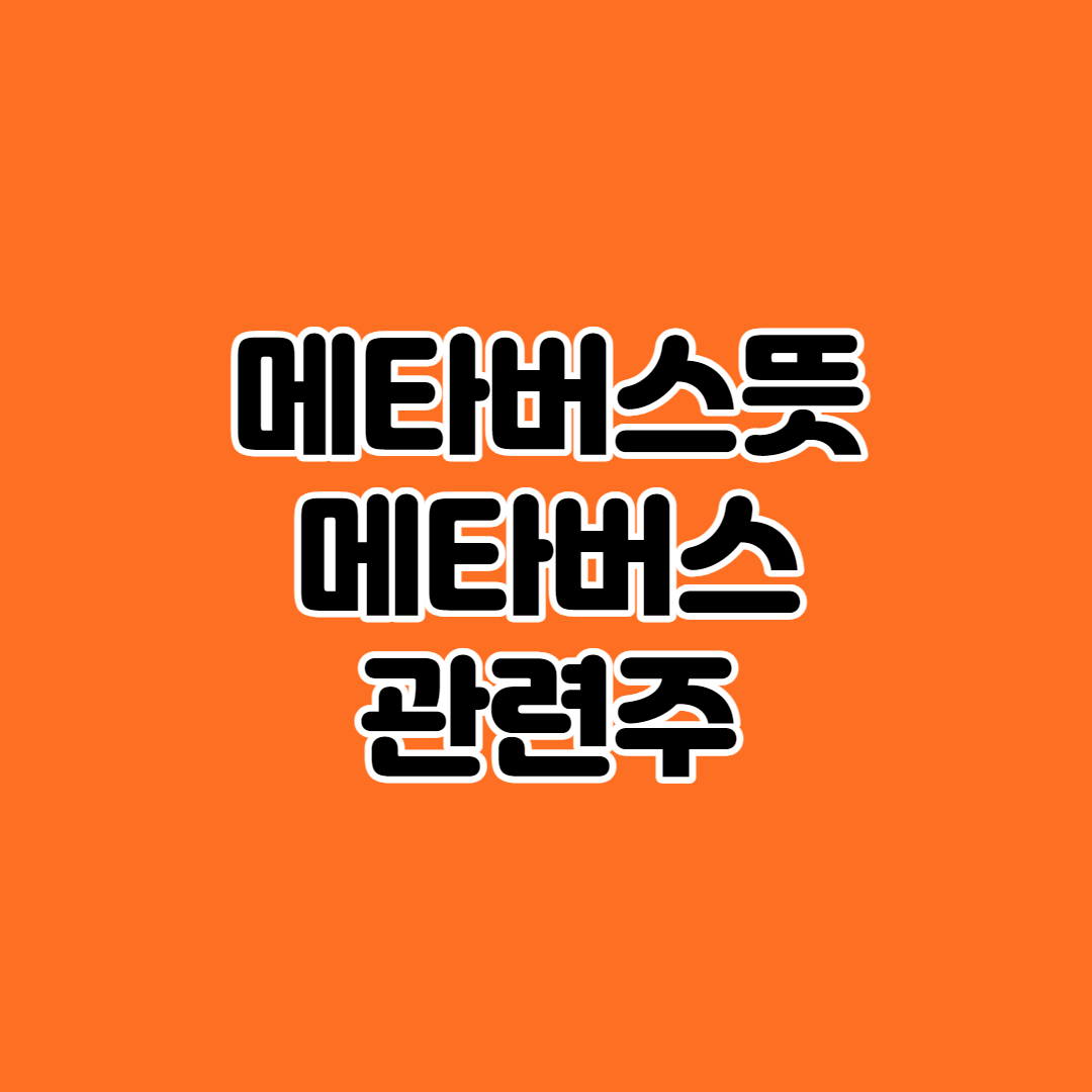 메타버스 뜻 관련주