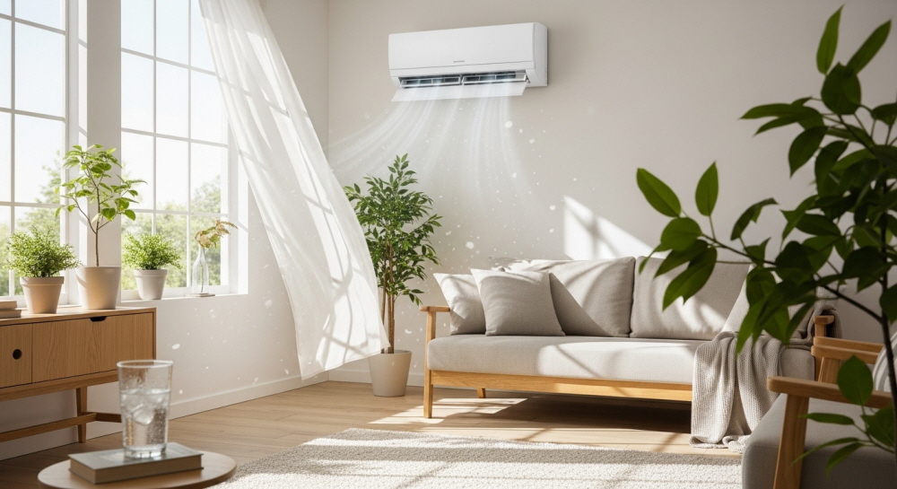 벽걸이 에어컨 물