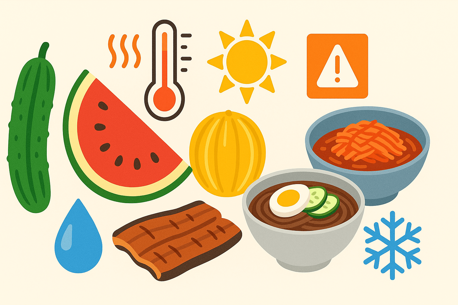 폭염에 강한 식품, 열사병 예방의 첫걸음