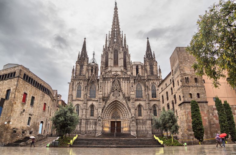 바르셀로나 고딕 지구 사진