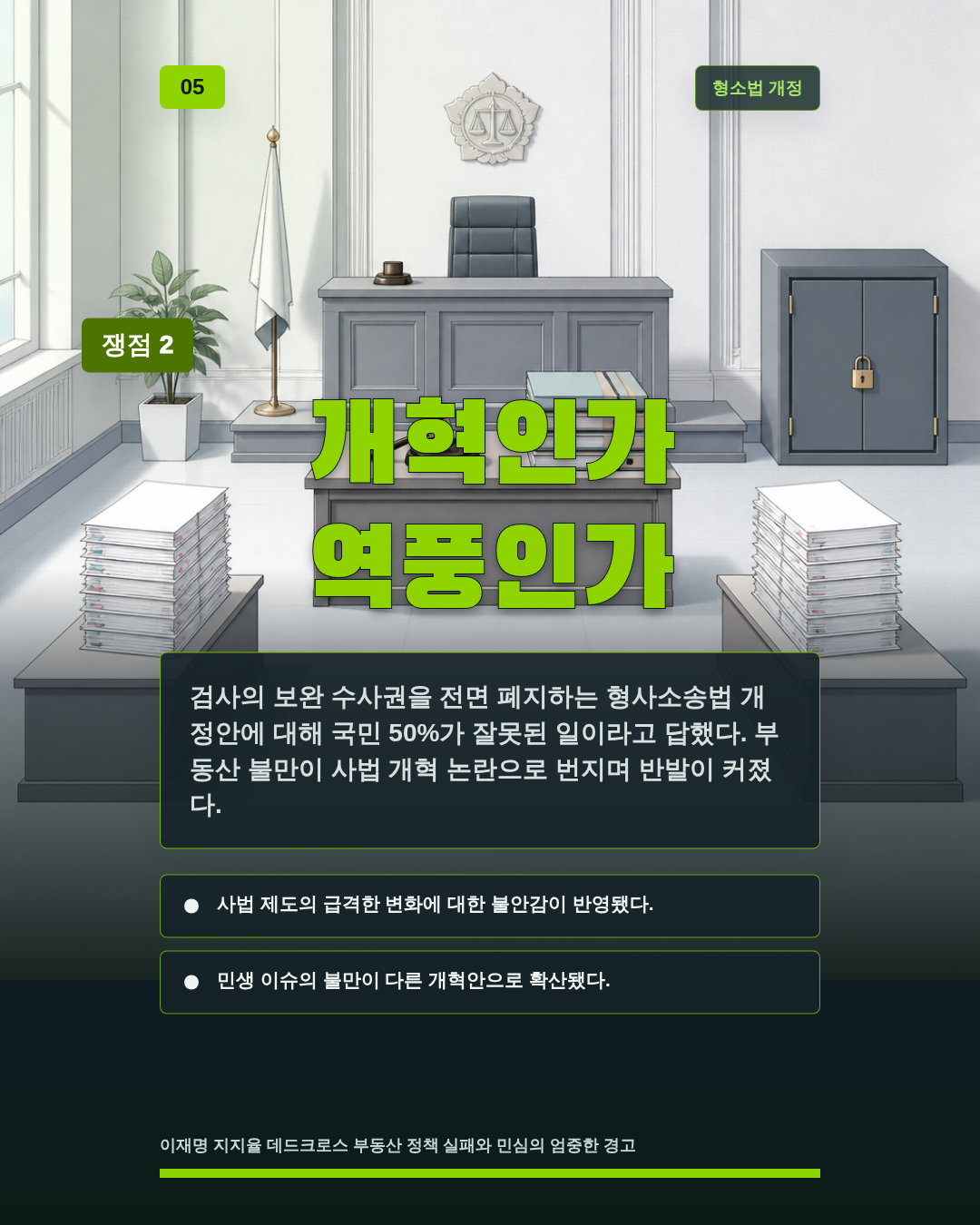 개혁인가 역풍인가