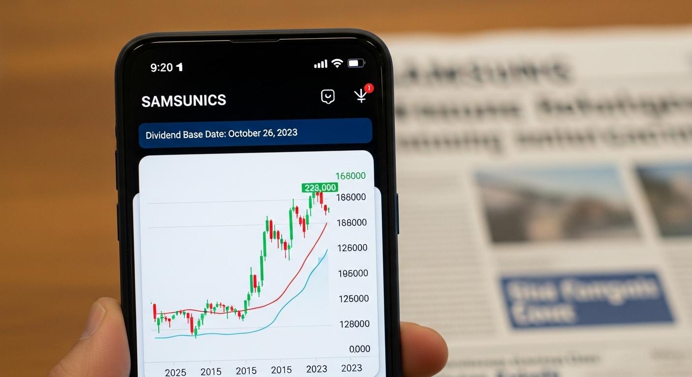 삼성전자 주가 배당금 기준일
