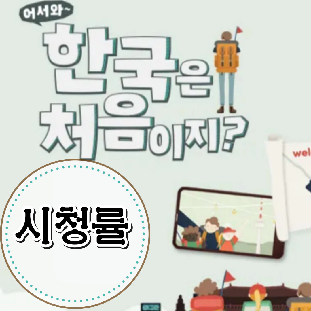 어서와 한국은 처음이지 시청률 '롤러코스터'