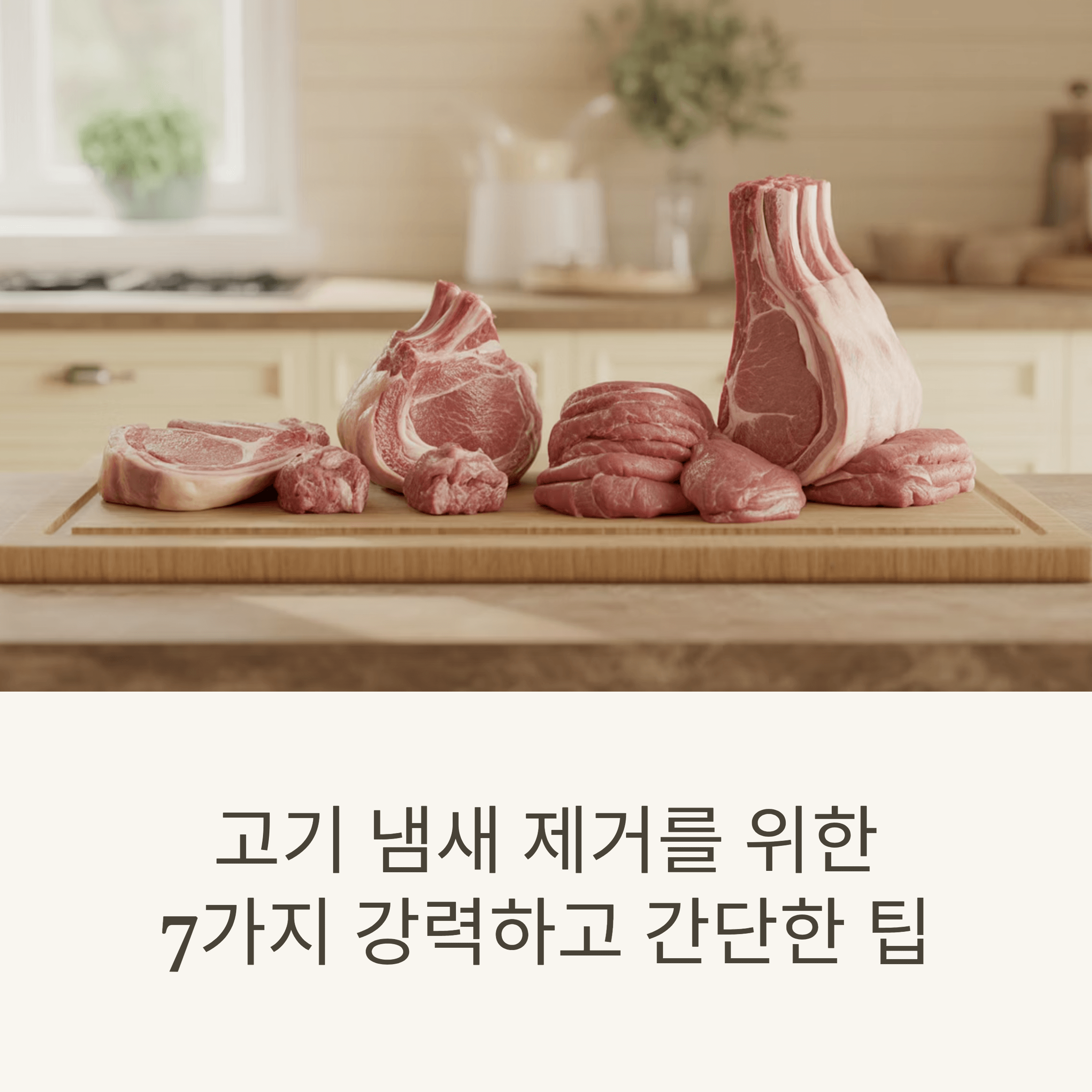 고기 냄새 제거를 위한 7가지 강력하고 간단한 팁