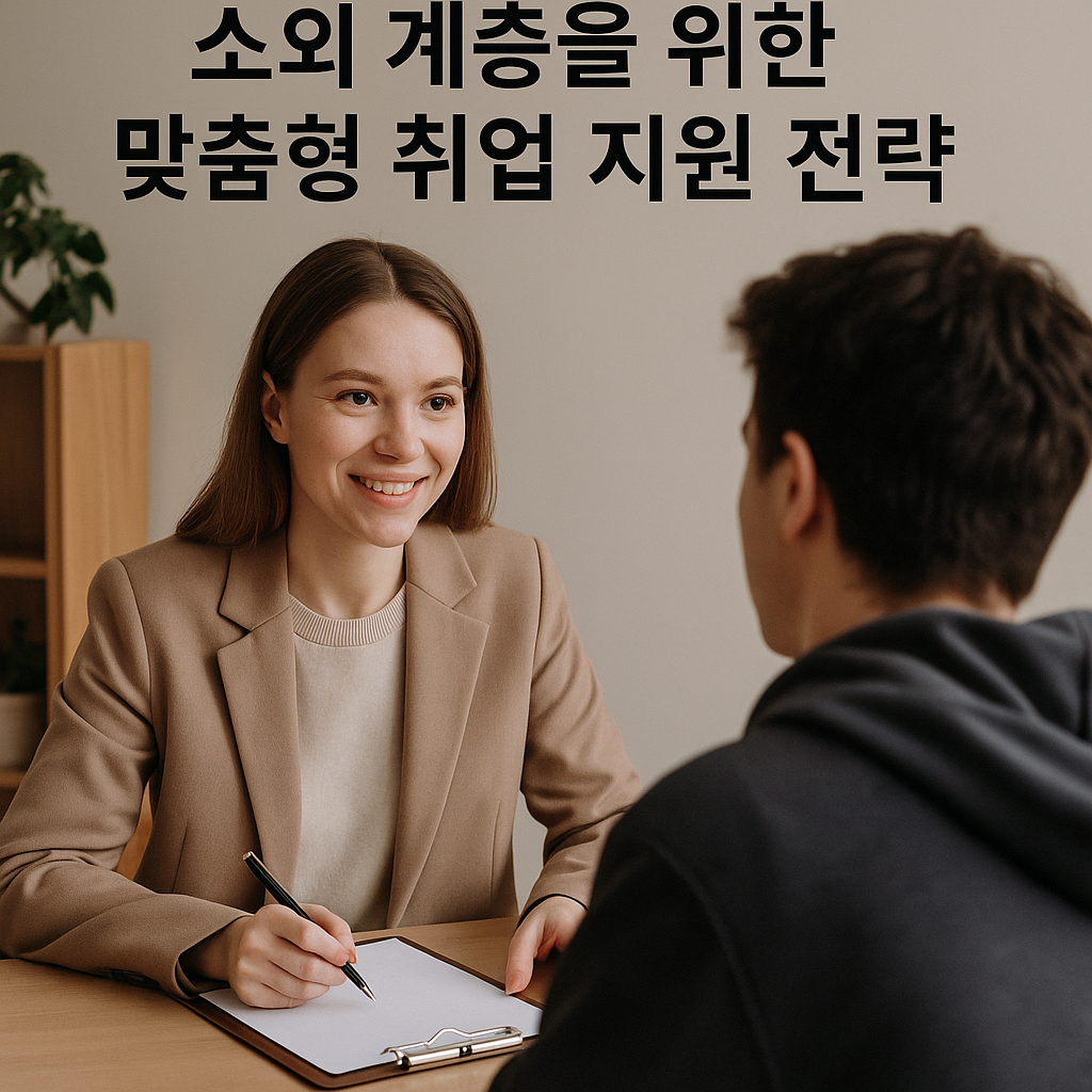 맞춤형 취업 전략이 필요하다