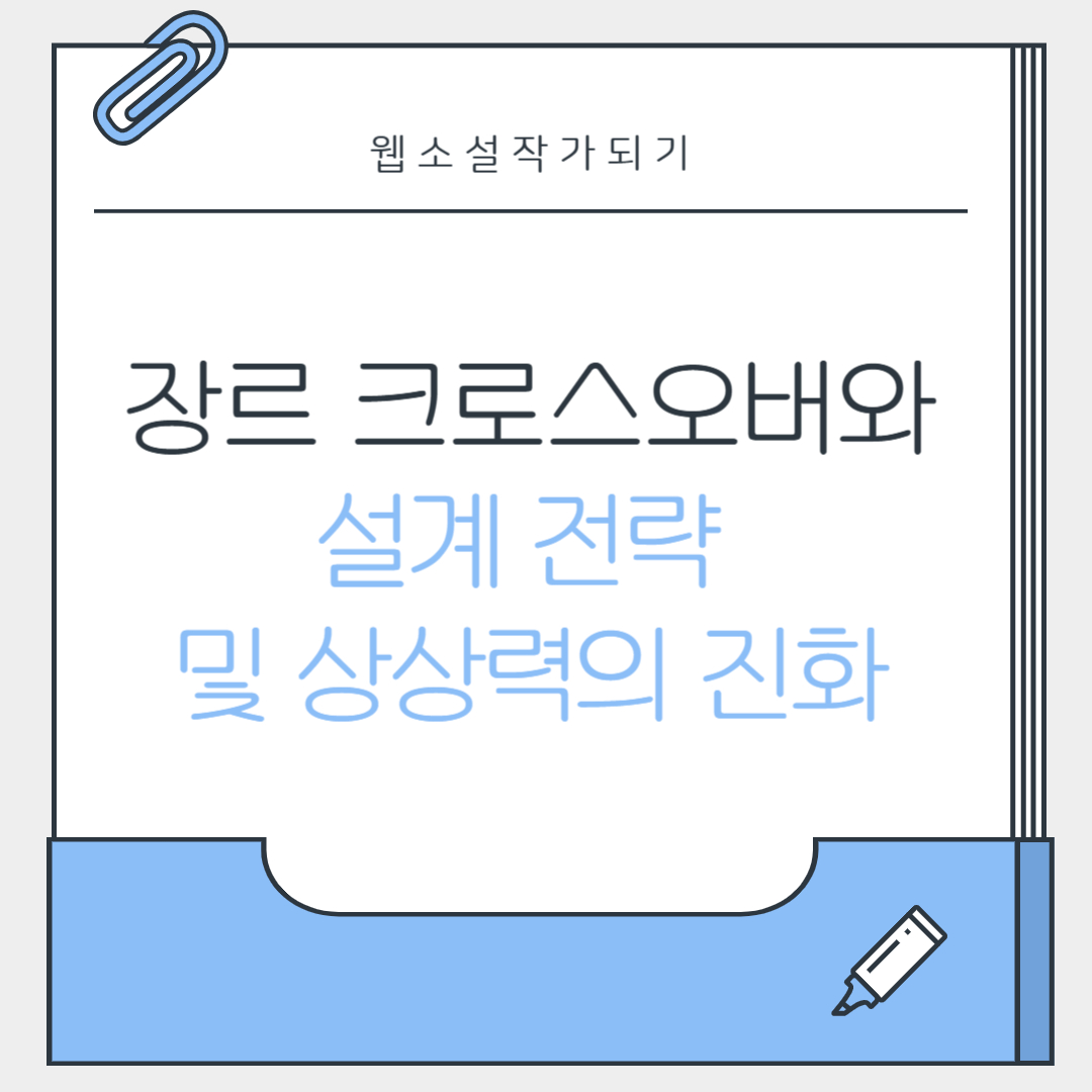 장르 크로스오버와 설계 전략 및 상상력의 진화 관련