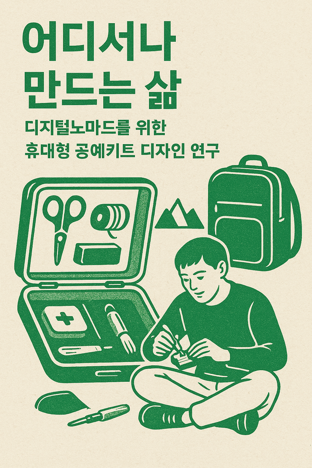 어디서나 만드는 삶 – 디지털노마드를 위한 휴대형 공예키트 디자인 연구