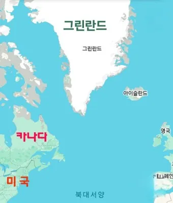 그린란드 지도 위치 인구 면적 덴마크 여행_16