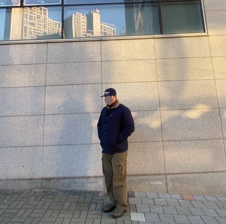 데일리룩('26.1.13.)에페 EEFE 빈티지 할리우드 스타 볼캡, 밴웍스 폴라티셔츠, 프리즘웍스 덱자켓 EDGAR N-1, 프리즘웍스 카고팬츠, 블런드스톤 585 러스틱브라운