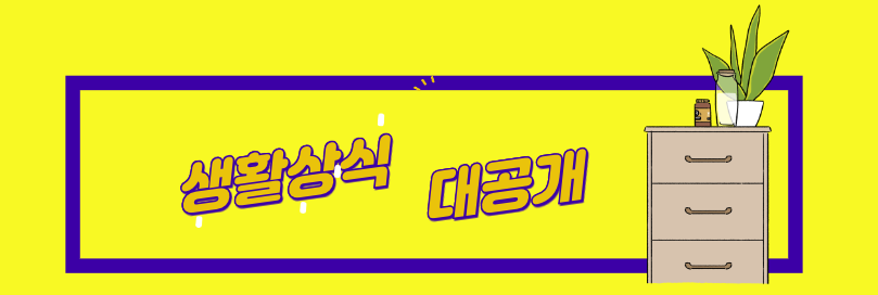 생활상식 대공개