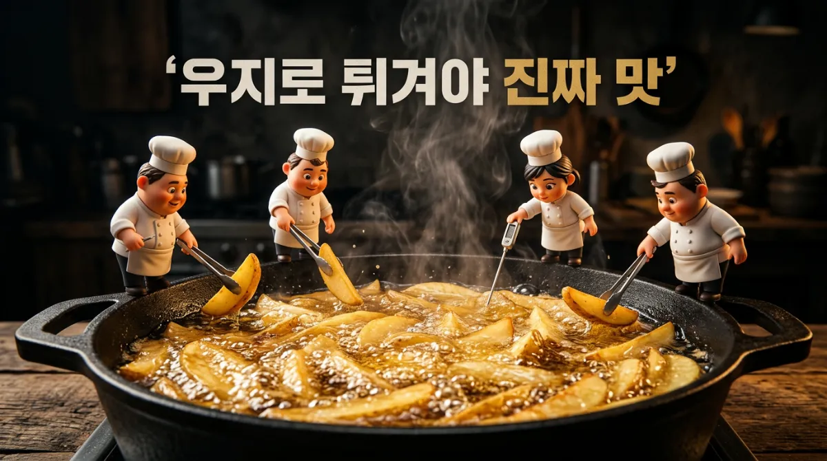 우지로 튀겨야 진짜 맛 - 전통 벨기에 조리법