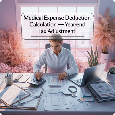 연말정산 의료비공제 계산법 이미지
