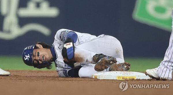 구자욱 햄스트링 부상