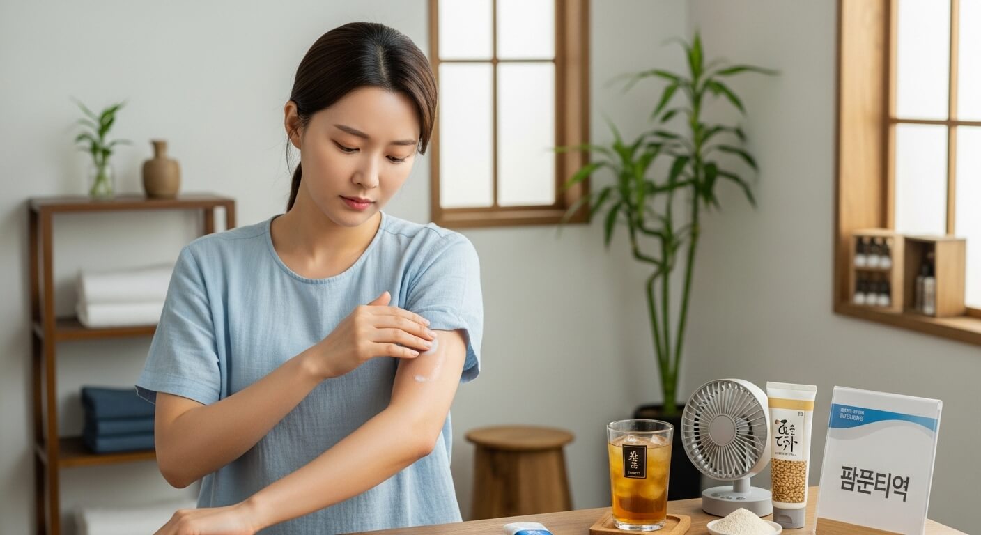 땀띠 가라앉히는 방법