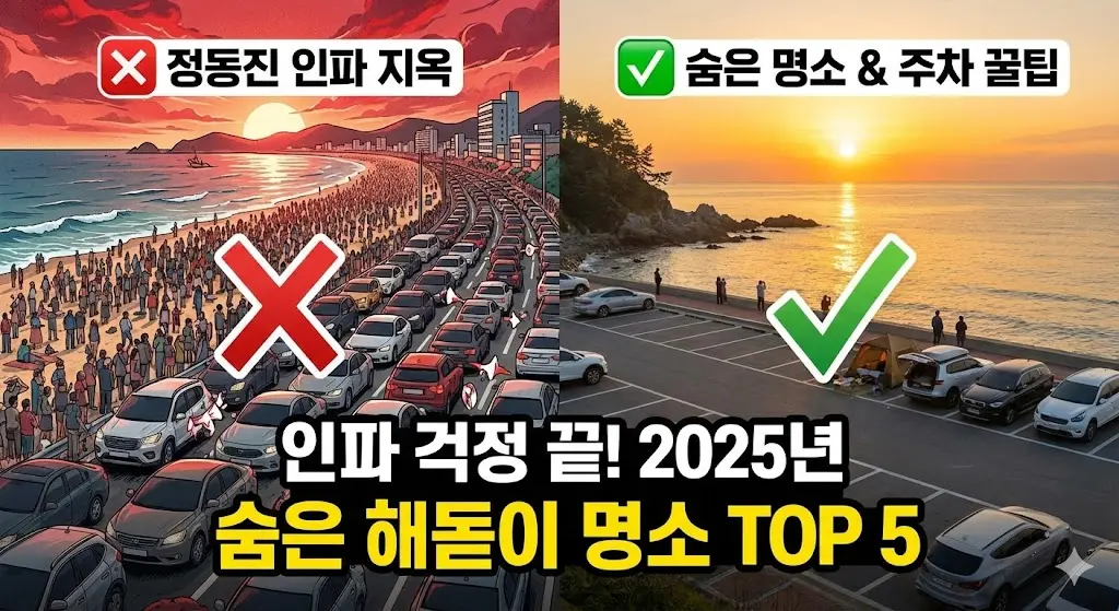 인파 걱정 없는 2025년 '숨은 해돋이 명소' TOP 5 (주차장 정보 포함)"