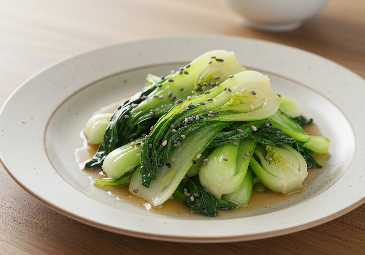여름 제철 채소로 만든 다이어트 요리 5선 청경채들깨볶음