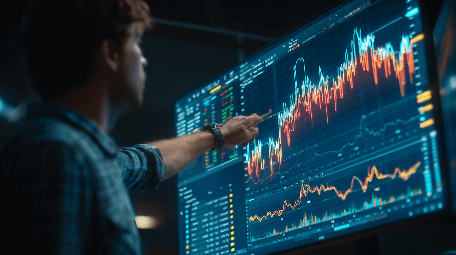 차트-모니터를-가리키고-있는-사람