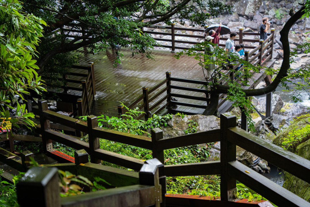 중문 천제연 제2폭포 전망대