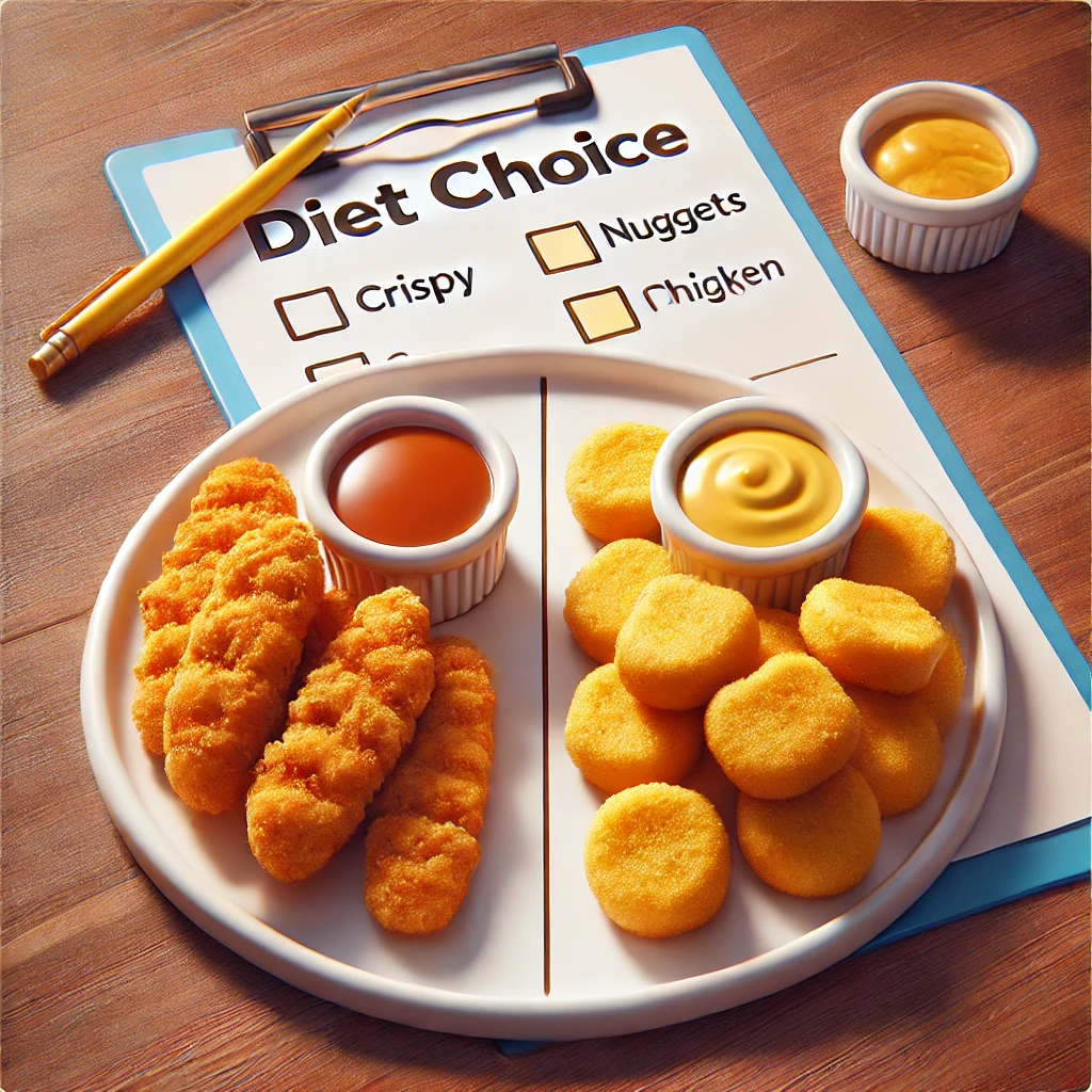 다이어트할 때, 치킨텐더 vs 너겟! 어떤 게 더 나을까