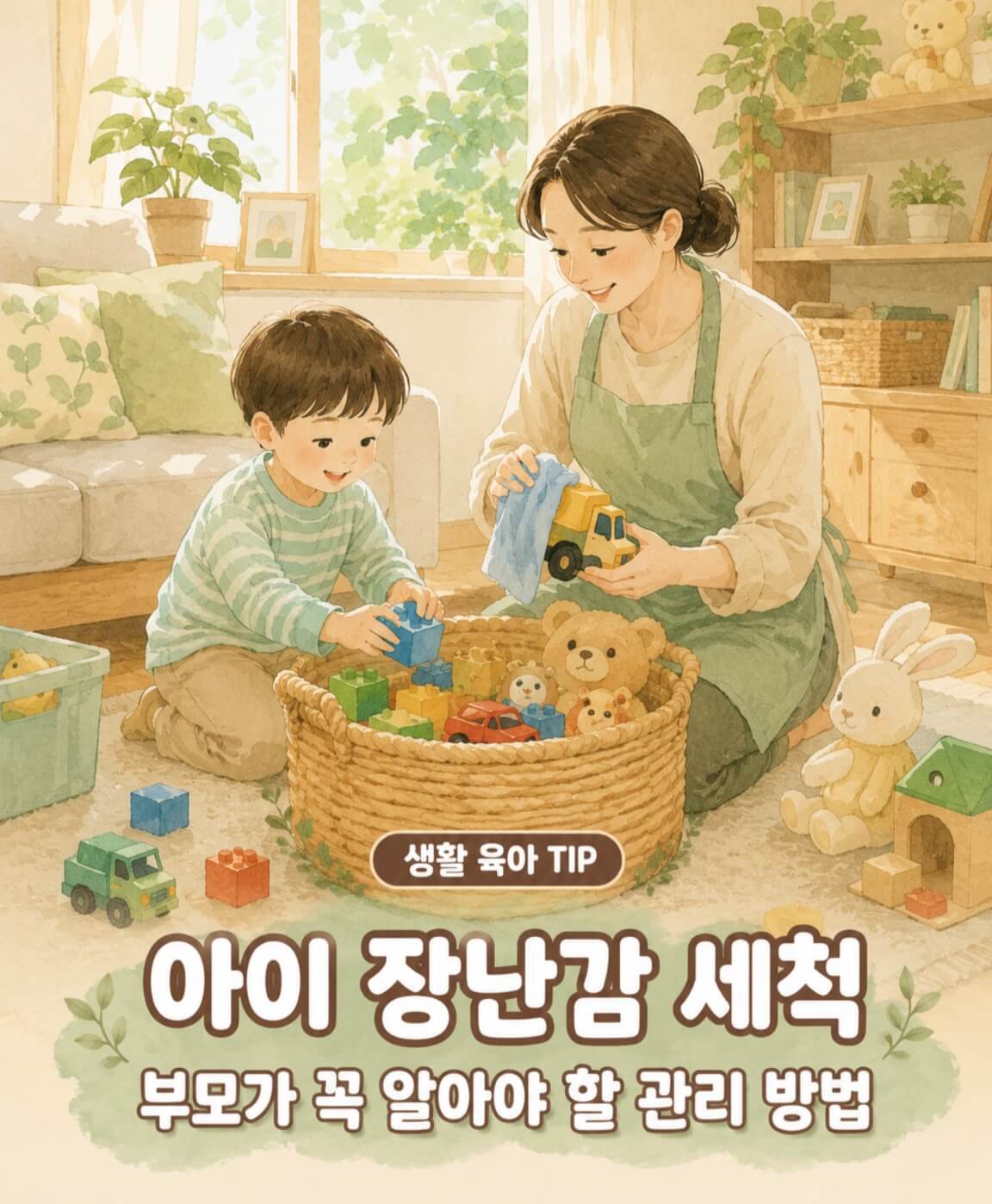 우리 아이 장난감, 깨끗하게 닦는 것보다 중요한 게 있었습니다