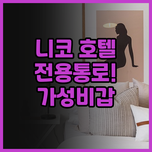 호텔 니코 하우스텐보스 후기 전용 게..